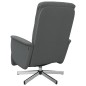 vidaXL Relaxsessel mit Fußteil Dunkelgrau Stoff vidaXL Relaxsessel mit Fußteil Dunkelgrau Stoff