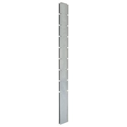  vidaXL Pfosten für Gabionenzaun Silbern 220 cm Verzinkter Stahl