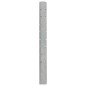 vidaXL Pfosten für Gabionenzaun Silbern 220 cm Verzinkter Stahl vidaXL Pfosten für Gabionenzaun Silbern 220 cm Verzinkter Stahl