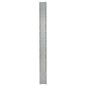 vidaXL Pfosten für Gabionenzaun Silbern 220 cm Verzinkter Stahl vidaXL Pfosten für Gabionenzaun Silbern 220 cm Verzinkter Stahl