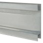 vidaXL Pfosten für Gabionenzaun Silbern 220 cm Verzinkter Stahl vidaXL Pfosten für Gabionenzaun Silbern 220 cm Verzinkter Stahl