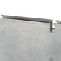 vidaXL Pfosten für Gabionenzaun Silbern 220 cm Verzinkter Stahl vidaXL Pfosten für Gabionenzaun Silbern 220 cm Verzinkter Stahl