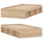 vidaXL Bettgestell Sonoma-Eiche 90x190 cm vidaXL Bettgestell Sonoma-Eiche 90x190 cm