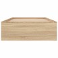 vidaXL Bettgestell Sonoma-Eiche 90x190 cm vidaXL Bettgestell Sonoma-Eiche 90x190 cm