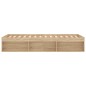 vidaXL Bettgestell Sonoma-Eiche 90x190 cm vidaXL Bettgestell Sonoma-Eiche 90x190 cm