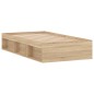vidaXL Bettgestell Sonoma-Eiche 90x190 cm vidaXL Bettgestell Sonoma-Eiche 90x190 cm