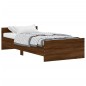 vidaXL Bettgestell Braun Eichen-Optik 90x190 cm Holzwerkstoff vidaXL Bettgestell Braun Eichen-Optik 90x190 cm Holzwerkstoff