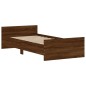 vidaXL Bettgestell Braun Eichen-Optik 90x190 cm Holzwerkstoff vidaXL Bettgestell Braun Eichen-Optik 90x190 cm Holzwerkstoff