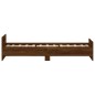 vidaXL Bettgestell Braun Eichen-Optik 90x190 cm Holzwerkstoff vidaXL Bettgestell Braun Eichen-Optik 90x190 cm Holzwerkstoff