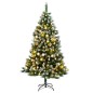 vidaXL Künstlicher Weihnachtsbaum Klappbar 300 LEDs & Kugeln 210 cm vidaXL Künstlicher Weihnachtsbaum Klappbar 300 LEDs & Kugeln 210 cm