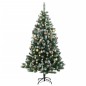 vidaXL Künstlicher Weihnachtsbaum Klappbar 300 LEDs & Kugeln 210 cm vidaXL Künstlicher Weihnachtsbaum Klappbar 300 LEDs & Kugeln 210 cm