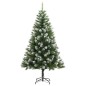 vidaXL Künstlicher Weihnachtsbaum Klappbar 300 LEDs & Kugeln 210 cm vidaXL Künstlicher Weihnachtsbaum Klappbar 300 LEDs & Kugeln 210 cm