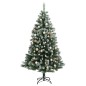 vidaXL Künstlicher Weihnachtsbaum Klappbar 300 LEDs & Kugeln 180 cm vidaXL Künstlicher Weihnachtsbaum Klappbar 300 LEDs & Kugeln 180 cm