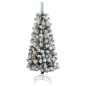 vidaXL Künstlicher Weihnachtsbaum Klappbar 150 LEDs & Kugeln 150 cm vidaXL Künstlicher Weihnachtsbaum Klappbar 150 LEDs & Kugeln 150 cm