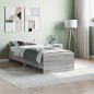 vidaXL Bettgestell Grau Sonoma 75x190 cm Holzwerkstoff vidaXL Bettgestell Grau Sonoma 75x190 cm Holzwerkstoff