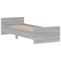 vidaXL Bettgestell Grau Sonoma 75x190 cm Holzwerkstoff vidaXL Bettgestell Grau Sonoma 75x190 cm Holzwerkstoff