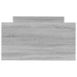 vidaXL Bettgestell Grau Sonoma 75x190 cm Holzwerkstoff vidaXL Bettgestell Grau Sonoma 75x190 cm Holzwerkstoff