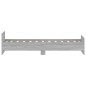 vidaXL Bettgestell Grau Sonoma 75x190 cm Holzwerkstoff vidaXL Bettgestell Grau Sonoma 75x190 cm Holzwerkstoff