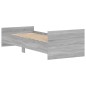 vidaXL Bettgestell Grau Sonoma 75x190 cm Holzwerkstoff vidaXL Bettgestell Grau Sonoma 75x190 cm Holzwerkstoff