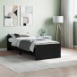 vidaXL Bettgestell Schwarz 75x190 cm Holzwerkstoff vidaXL Bettgestell Schwarz 75x190 cm Holzwerkstoff