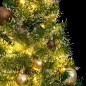 vidaXL Künstlicher Weihnachtsbaum mit Schnee & Kugeln 150 LEDs 120 cm vidaXL Künstlicher Weihnachtsbaum mit Schnee & Kugeln 150 LEDs 120 cm