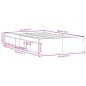 vidaXL Bettgestell Weiß 120x190 cm vidaXL Bettgestell Weiß 120x190 cm
