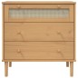 vidaXL Schubladenkommode SENJA Rattan-Look Braun 80x40x80 Kiefernholz vidaXL Schubladenkommode SENJA Rattan-Look Braun 80x40x80 Kiefernholz
