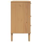 vidaXL Schubladenkommode SENJA Rattan-Look Braun 80x40x80 Kiefernholz vidaXL Schubladenkommode SENJA Rattan-Look Braun 80x40x80 Kiefernholz