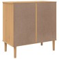 vidaXL Schubladenkommode SENJA Rattan-Look Braun 80x40x80 Kiefernholz vidaXL Schubladenkommode SENJA Rattan-Look Braun 80x40x80 Kiefernholz