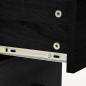 vidaXL 5-tlg. Badmöbel-Set Schwarz Holzwerkstoff vidaXL 5-tlg. Badmöbel-Set Schwarz Holzwerkstoff