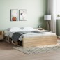 vidaXL Bettgestell Sonoma-Eiche 160x200 cm vidaXL Bettgestell Sonoma-Eiche 160x200 cm