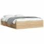 vidaXL Bettgestell Sonoma-Eiche 160x200 cm vidaXL Bettgestell Sonoma-Eiche 160x200 cm