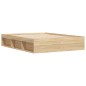 vidaXL Bettgestell Sonoma-Eiche 160x200 cm vidaXL Bettgestell Sonoma-Eiche 160x200 cm