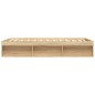vidaXL Bettgestell Sonoma-Eiche 160x200 cm vidaXL Bettgestell Sonoma-Eiche 160x200 cm