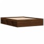 vidaXL Bettgestell Braun Eichen-Optik 140x190 cm vidaXL Bettgestell Braun Eichen-Optik 140x190 cm