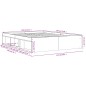 vidaXL Bettgestell Räuchereiche 140x190 cm vidaXL Bettgestell Räuchereiche 140x190 cm