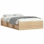 vidaXL Bettgestell Sonoma Eiche 120x190 cm vidaXL Bettgestell Sonoma Eiche 120x190 cm