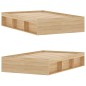 vidaXL Bettgestell Sonoma Eiche 120x190 cm vidaXL Bettgestell Sonoma Eiche 120x190 cm