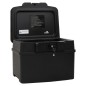 vidaXL Tresorbox Schwarz 44x37x34 cm Polypropylen