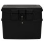 vidaXL Tresorbox Schwarz 44x37x34 cm Polypropylen