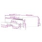 vidaXL Bettgestell mit Kopf- und Fußteil Braun Eichen-Optik 100x200 cm vidaXL Bettgestell mit Kopf- und Fußteil Braun Eichen-Optik 100x200 cm