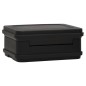 vidaXL Tresorbox Schwarz 38x32,5x16,5 cm Polypropylen vidaXL Tresorbox Schwarz 38x32,5x16,5 cm Polypropylen
