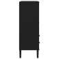 vidaXL Highboard SENJA Rattan-Optik Schwarz 90x40x112 cm Kiefernholz vidaXL Highboard SENJA Rattan-Optik Schwarz 90x40x112 cm Kiefernholz