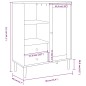 vidaXL Highboard SENJA Rattan-Optik Schwarz 90x40x112 cm Kiefernholz vidaXL Highboard SENJA Rattan-Optik Schwarz 90x40x112 cm Kiefernholz