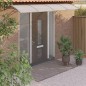 vidaXL Türvordach Grau 400x100 cm Polycarbonat vidaXL Türvordach Grau 400x100 cm Polycarbonat