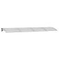 vidaXL Türvordach Grau 400x100 cm Polycarbonat vidaXL Türvordach Grau 400x100 cm Polycarbonat