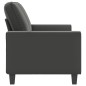 vidaXL 2-Sitzer-Sofa Dunkelgrau 140 cm Mikrofasergewebe vidaXL 2-Sitzer-Sofa Dunkelgrau 140 cm Mikrofasergewebe