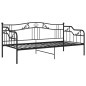 vidaXL Schlafsofa Bettgestell Schwarz Metall 90x200 cm vidaXL Schlafsofa Bettgestell Schwarz Metall 90x200 cm