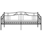 vidaXL Schlafsofa Bettgestell Schwarz Metall 90x200 cm vidaXL Schlafsofa Bettgestell Schwarz Metall 90x200 cm
