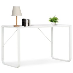 vidaXL Computertisch Weiß 120x60x73 cm